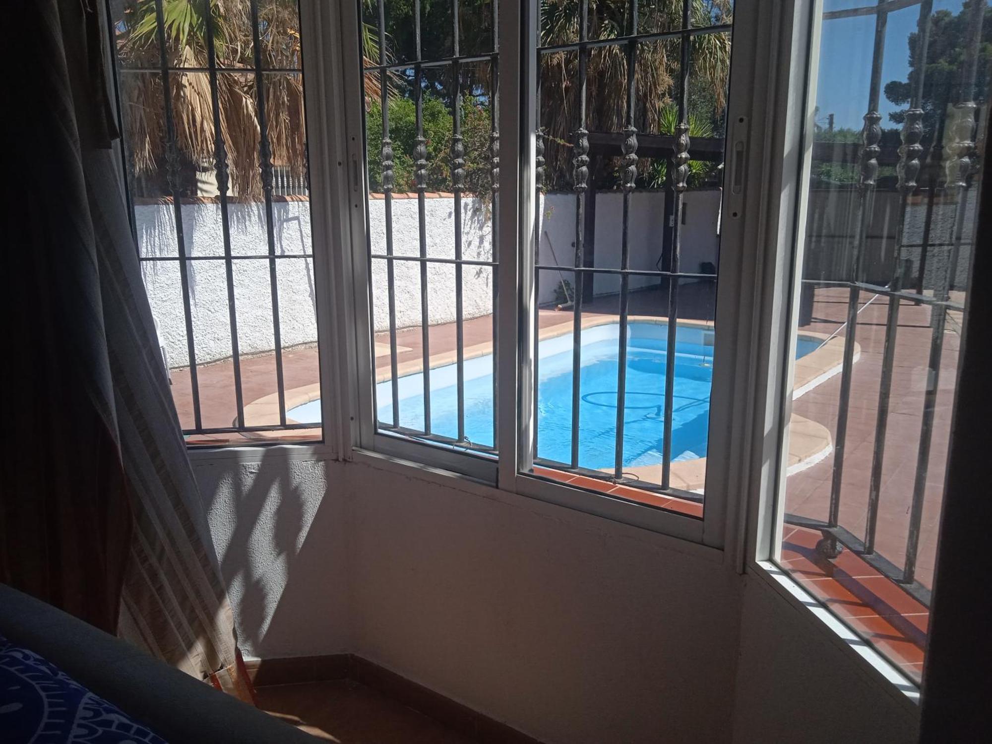 Agradable Chalet Con Piscina Para Escapadas. Chiclana de la Frontera Buitenkant foto