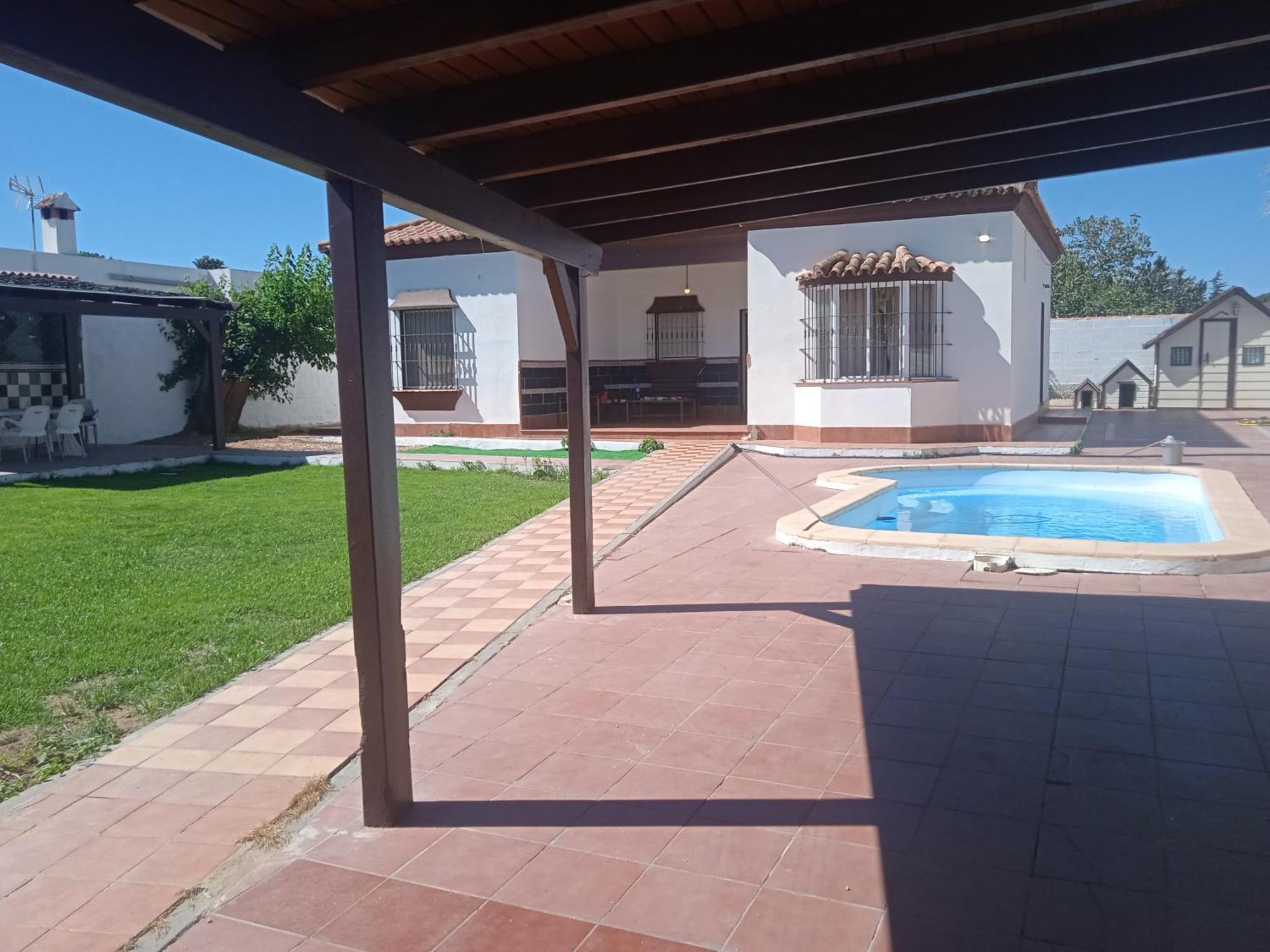 Agradable Chalet Con Piscina Para Escapadas. Chiclana de la Frontera Buitenkant foto