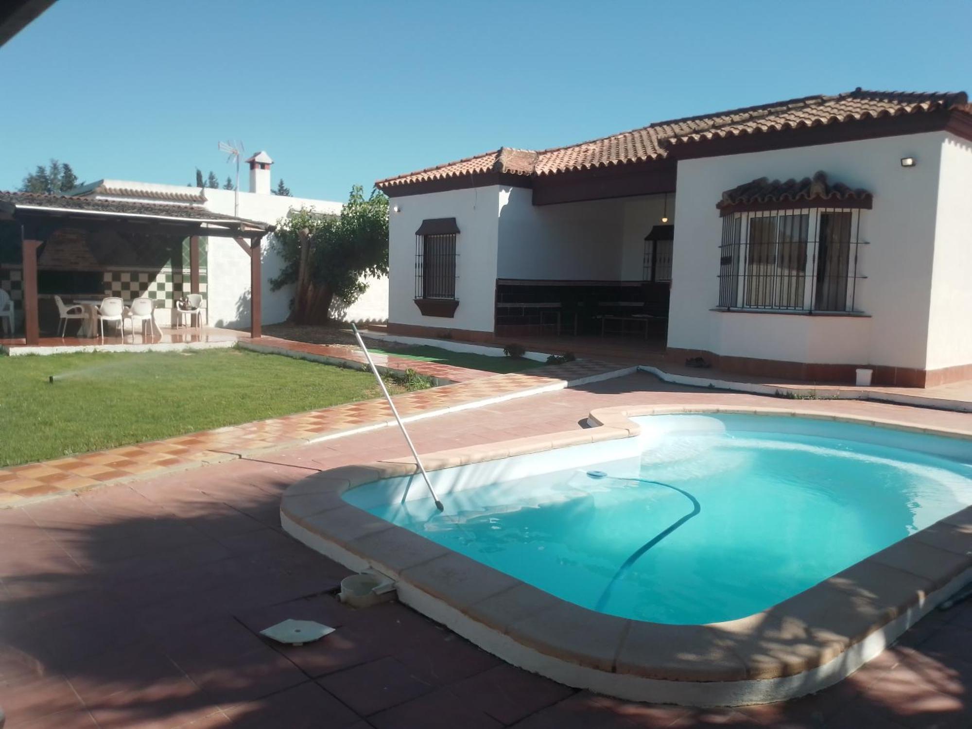 Agradable Chalet Con Piscina Para Escapadas. Chiclana de la Frontera Buitenkant foto